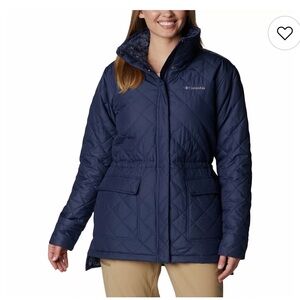 Columbia Copper Crest Quited Puffer Women's Dark Blue  Jacket